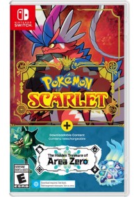 Pokémon Scarlet + The Hidden Treasure of Area Zero Bundle (Jeu+DLC)  